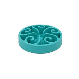 FUUIE Bowls for Food and Water Eat Slow Dog Bowl Slow Feeder Bath Pet Supplies Pet Accessories Dog Slow Feeder Bowl for Cat Pets Slow Feeder Dog Bowl (Color : Lake Blue)