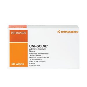 uni solve – 402300 adhesive remover wipes, 50 each