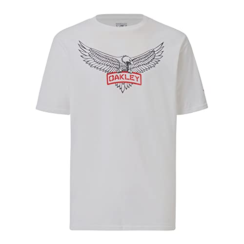 Oakley Men's SI Eagle Tab Tee, White, Large