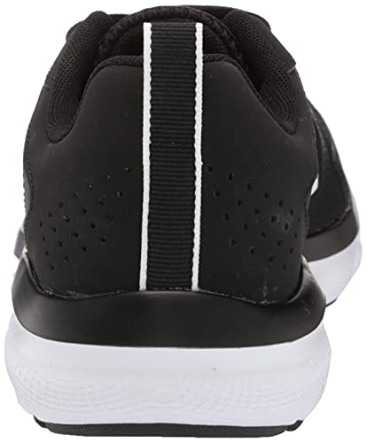 Under Armour Women's Charged Assert 9, Black (001)/White, 9 Wide US