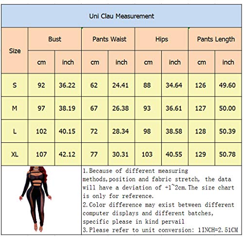 Uni Clau Women's Sexy See Through Jumpsuit Sheer Mesh Hollow Out Criss Cross Bodycon Jumpsuits One Piece Club Rompers Black XL