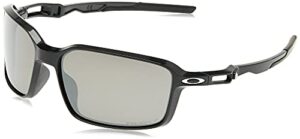 oakley men’s oo9429 siphon rectangular sunglasses, scenic grey/prizm black polarized, 64 mm