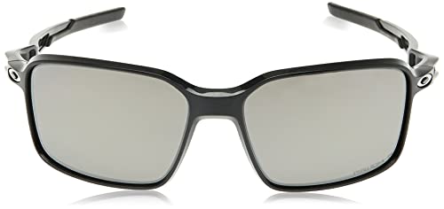 Oakley Men's OO9429 Siphon Rectangular Sunglasses, Scenic Grey/Prizm Black Polarized, 64 mm