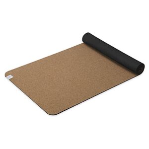 gaiam yoga mat cork – great for hot yoga, pilates (68-inch x 24-inch x 5mm thick)