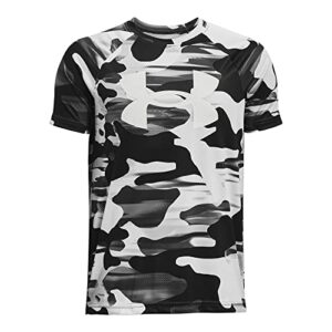 under armour boys tech big logo printed short-sleeve t-shirt , (006) black / / white , youth small