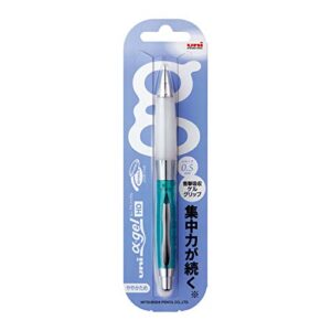 uni Alpha-Gel Shaker Mechanical Pencil with Slightly Firm Grip 0.5mm, Chrome Green (M5618GG1PC.6)