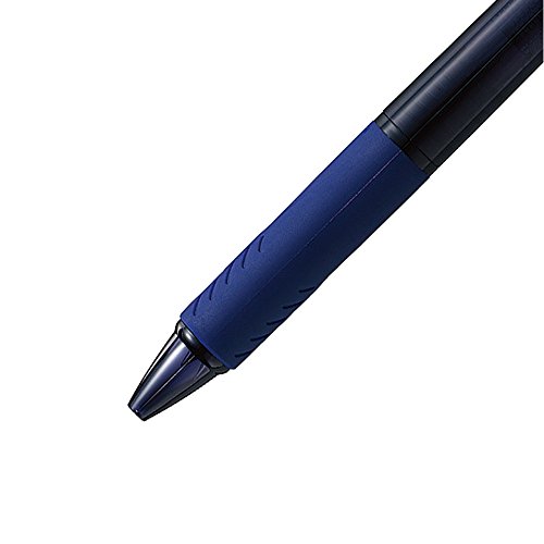 uni Ballpoint Pen Jetstream 3 Color Black, Red, Blue Ink 0.38mm, Transparent Navy (SXE340038T.9)