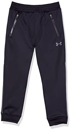 Under Armour girls Pennant Tapered Sweatpants, Black - Core, 4 US