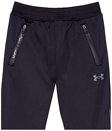 Under Armour girls Pennant Tapered Sweatpants, Black - Core, 4 US