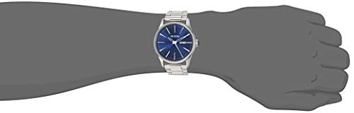 NIXON Sentry SS A3561258-00. Blue Sunray Men’s Watch (42mm Blue Sunray Watch Case. 23-20mm Stainless Steel Band)