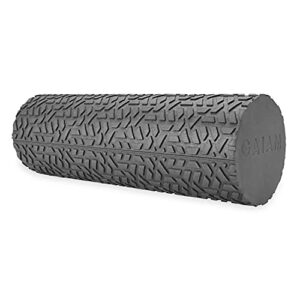 Gaiam Restore Compact Textured Foam Roller for Muscle Repair and Exercise – 12”L X 4" Diameter Massager Roller – Ideal for Improved Circulation and Easing Muscle Tension