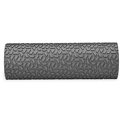 Gaiam Restore Compact Textured Foam Roller for Muscle Repair and Exercise – 12”L X 4" Diameter Massager Roller – Ideal for Improved Circulation and Easing Muscle Tension