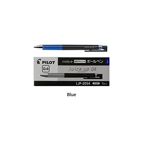 Pilot juice up 04 Retractable Gel Ink Pen, Ultra Fine Point 0.4mm, 5 Black and 5 Blue (Value set)