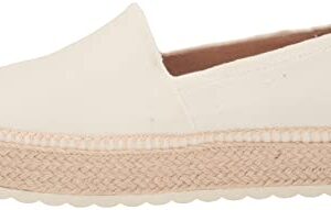 Dr. Scholl's Shoes Women's Sunray Espadrilles Loafer, White Canvas, 8.5