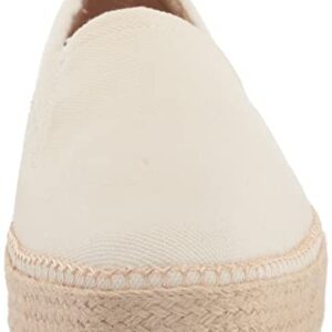 Dr. Scholl's Shoes Women's Sunray Espadrilles Loafer, White Canvas, 8.5