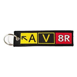 airport taxiway sign keychain (original av8r)