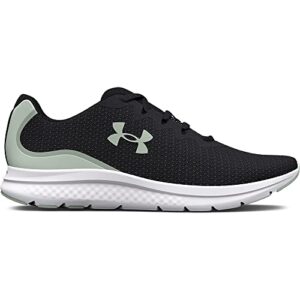 Under Armour Women's Charged Impulse 3 Running Shoe, (106) Jet Gray/Illusion Green/Illusion Green, 9