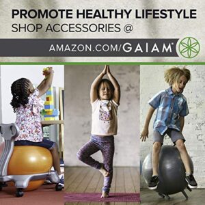 Gaiam Kids Yoga Mat Exercise Mat, Yoga for Kids with Fun Prints - Playtime for Babies, Active & Calm Toddlers and Young Children, Dino Zone, 3mm