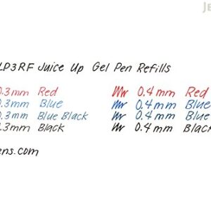 Pilot juice up 04 Retractable Gel Ink Pen, Ultra Fine Point 0.4mm, Black Ink, LJP-20S4, Value Set of 5