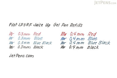 Pilot juice up 04 Retractable Gel Ink Pen, Ultra Fine Point 0.4mm, Black Ink, LJP-20S4, Value Set of 5