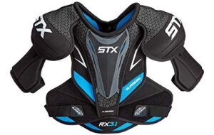 stx ice hockey surgeon rx3.1 senior shoulder pad, small