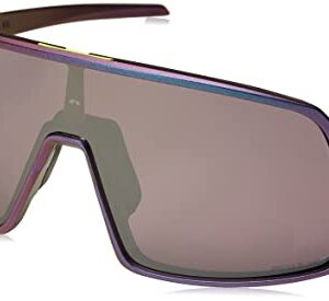 Oakley Men's OO9406 Sutro Rectangular Sunglasses, Green Purple Shift/Prizm Road Black, 37 mm