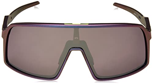 Oakley Men's OO9406 Sutro Rectangular Sunglasses, Green Purple Shift/Prizm Road Black, 37 mm