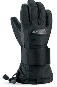 dakine youth wristguard jr winter glove – black – large