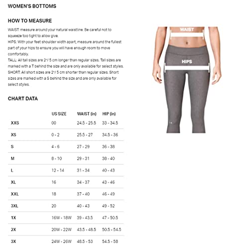 Under Armour womens Heatgear Armour High No-slip Waistband Ankle Leggings , Black (001)/White , Medium