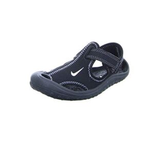 Nike Kid's Sunray Protect PS 903631 Shoes, Black/White/Dark Grey, 1 Little Kid