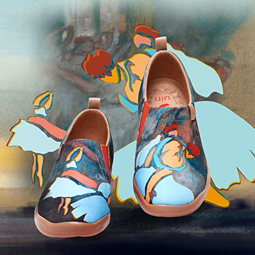 UIN Women's The National Gallery & uin Collaborative Collection Art Painted Travel Shoes Edgar Degas Ballet Dancers V2 (10.5)