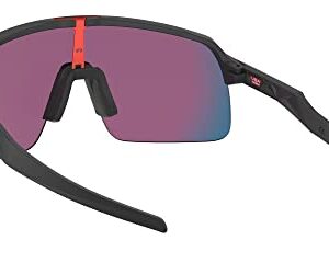 Oakley Men's OO9463A Sutro Lite Low Bridge Fit Rectangular Sunglasses, Matte Black/Prizm Road, 39 mm