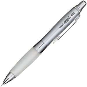 uni alpha-gel shaker mechanical pencil – white/soft grip 0.5mm (m5617gg1p.1)