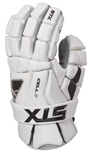 stx lacrosse cell 4 gloves, white, small