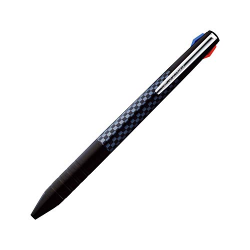 Uni Jetstream Slim Compact, 3 Colors Ballpoint Pen (Black, Red, Blue) 0.5mm, Black Body (SXE3JSS05.24)