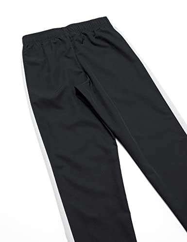 Under Armour Boys' Sportstyle Woven Pants, (002) Black/White/White, Youth Large