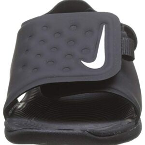 Nike Sunray Adjust 5 Kids Toddler Slide Sandal Aj9077-001 Size 9 Black/White