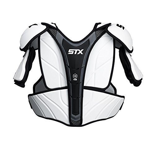 STX Surgeon 500 Senior Ice Hockey Shoulder Pad, Black/Yellow, X-Large