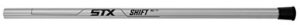 stx lacrosse shift sc-ti attack handle, platinum