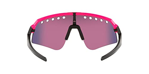 Oakley Men's OO9465 Sutro Lite Sweep Rectangular Sunglasses, Pink/Prizm Road, 39 mm