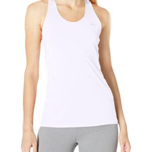 Under Armour Women's Tech Solid Tank Top , White (100)/Metallic Silver, Small