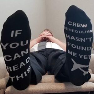 Crew Scheduling... Aviation Themed Airline Uniform | Premium Dress Socks | Aviation Gifts | Pilot Gifts | Single Pair