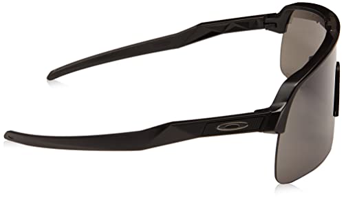 Oakley Men's OO9463 Sutro Lite Rectangular Sunglasses, Matte Black/Prizm Black, 39 mm