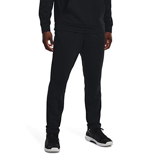 Under Armour Mens ArmourFleece Straight Leg Pant , (001) Black / / Black , Large