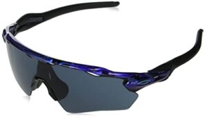 oakley youth kids’ oj9001 radar ev xs path rectangular sunglasses, shift spin/prizm grey, 31 mm