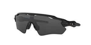 oakley oo9208 radar ev path sunglasses+ vision group accessories bundle, mens(matte black/ grey (920812)