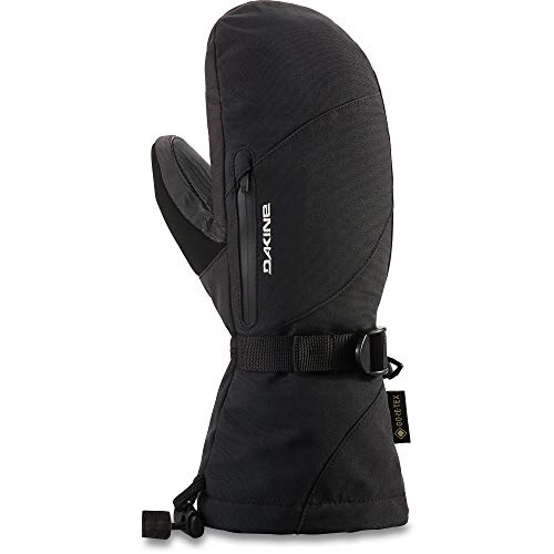 Dakine Womens Sequoia Gore-TEX Mitt with Rubbertec Palm, Removable Storm Liner, and Stash Pocket, Black, Large