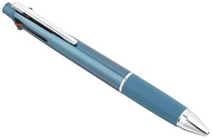 uni jetstream multi pen 4 and 1, 0.5mm ballpoint pen (black, red, blue, green) and 0.5mm mechanical pencil, teal blue (msxe5100005.39)