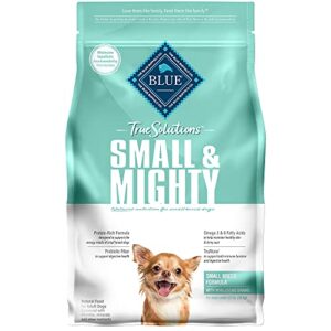 blue buffalo true solutions small & mighty natural small breed adult dry dog food, chicken 4-lb