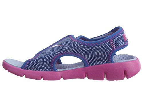 Nike Sunray Adjust 4 Boys (GS/PS) Shoes Hydrangeas/Comet Blue/Pink 386520-504 (3 M US)